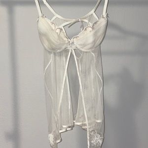 Vintage 2000 Victoria’s Secret wedding lingerie top